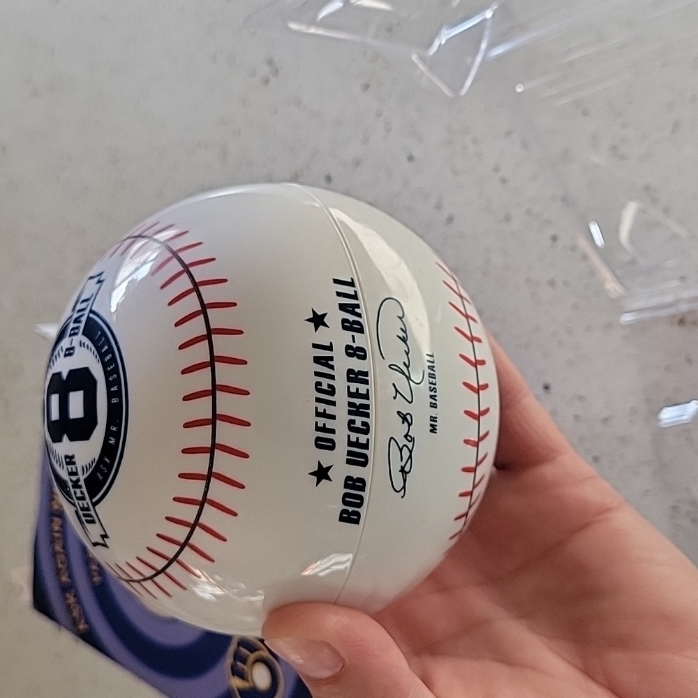 MLB Milwaukee Brewers Bob Uecker 8 Ball - Picture 3 of 6